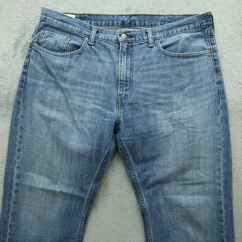 Levi's 559 Jeans Mens Size 38x30 Blue Relaxed Fit 100% Cotton Denim Timeworn